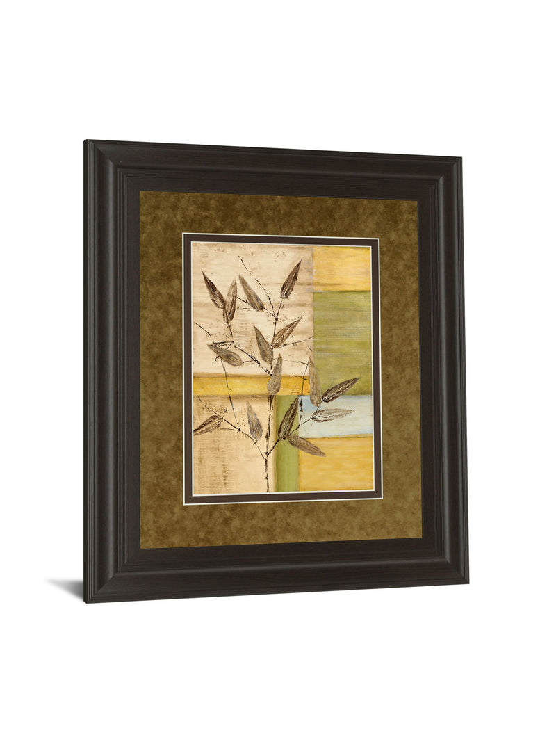 Urban Garden I By Norm Olson - Framed Print Wall Art - Light Brown