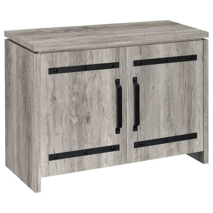 Enoch - 2-Door Accent Cabinet - Gray Driftwood