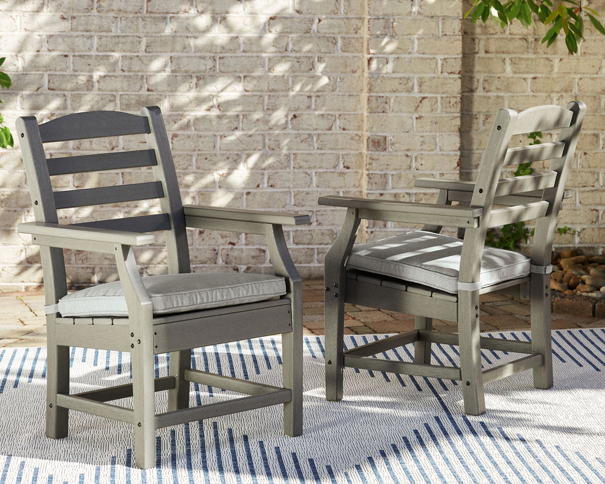 Visola - 7 Pc. - Dining Set with 6 Chairs - Gray
