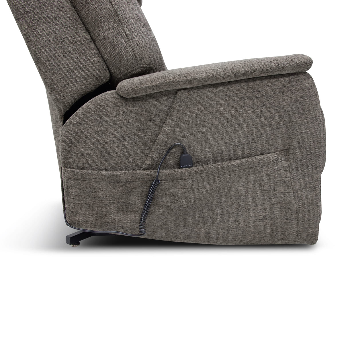 Flexsteel Zecliner Model 3+ Petite Power Lift Recliner with Power Headrest, Lumbar, Heat & Massage