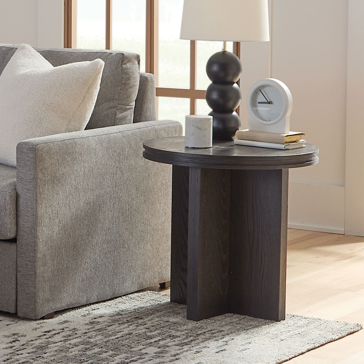 Flexsteel Waterfall Round End Table