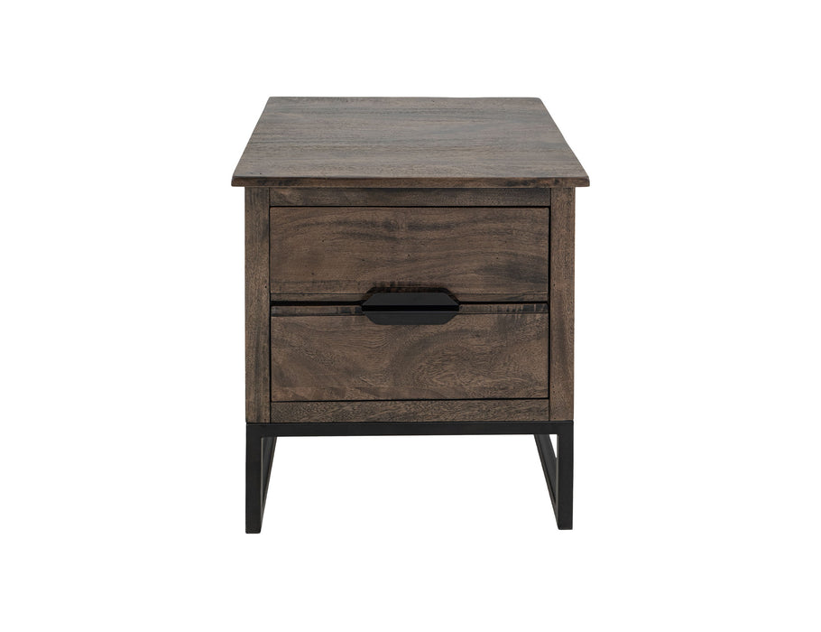 Mita - End Table - Cedar Brown
