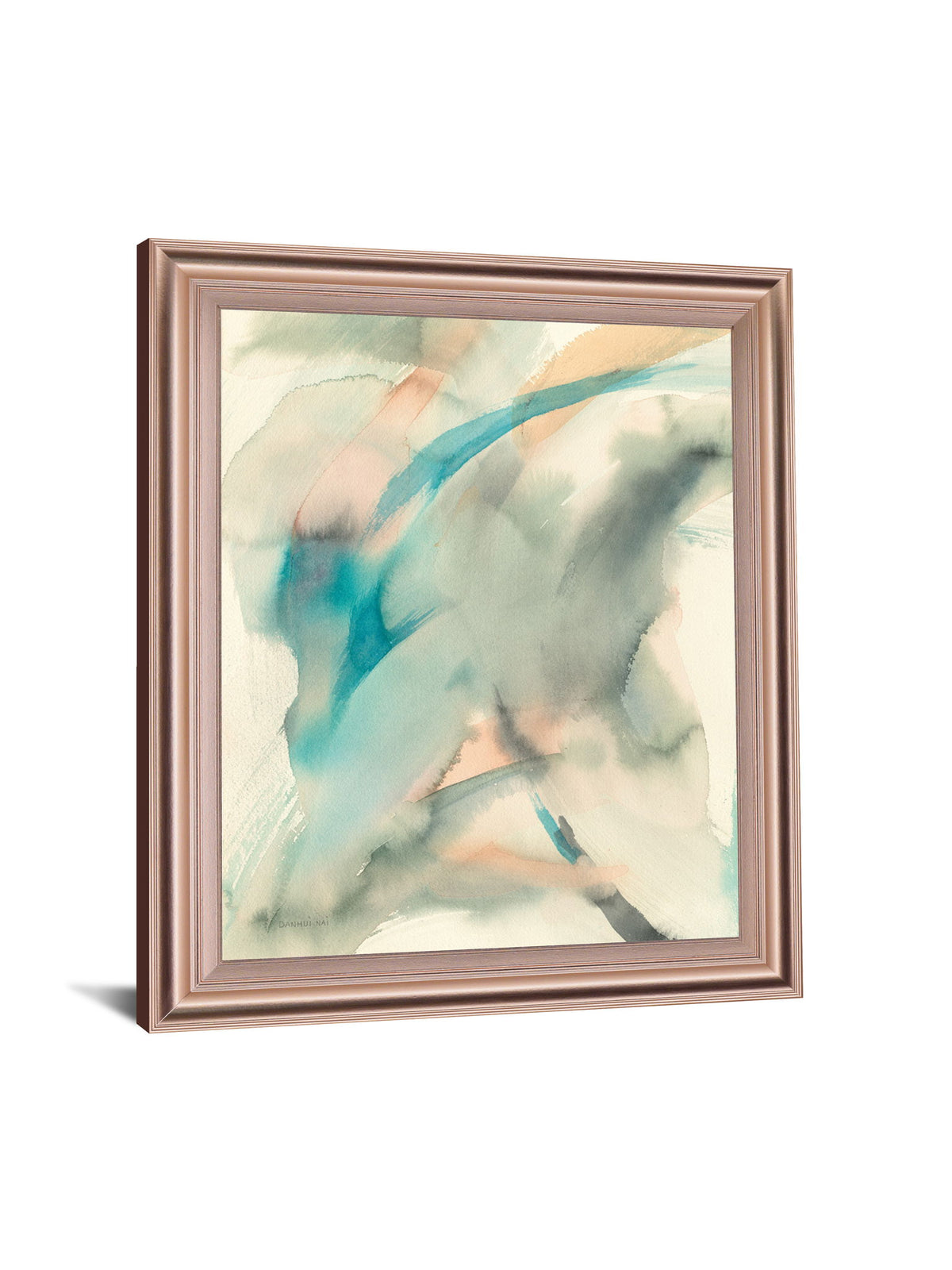 Tranquil Mist - 28" x 34" Framed Wall Art - Light Blue