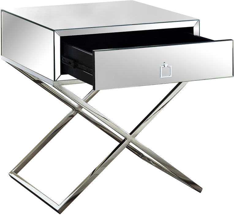 Lynn - Side Table - Chrome