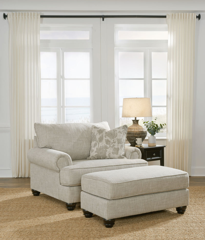 Asanti - 2 Pc. - Chair and a Half, Ottoman - Fog