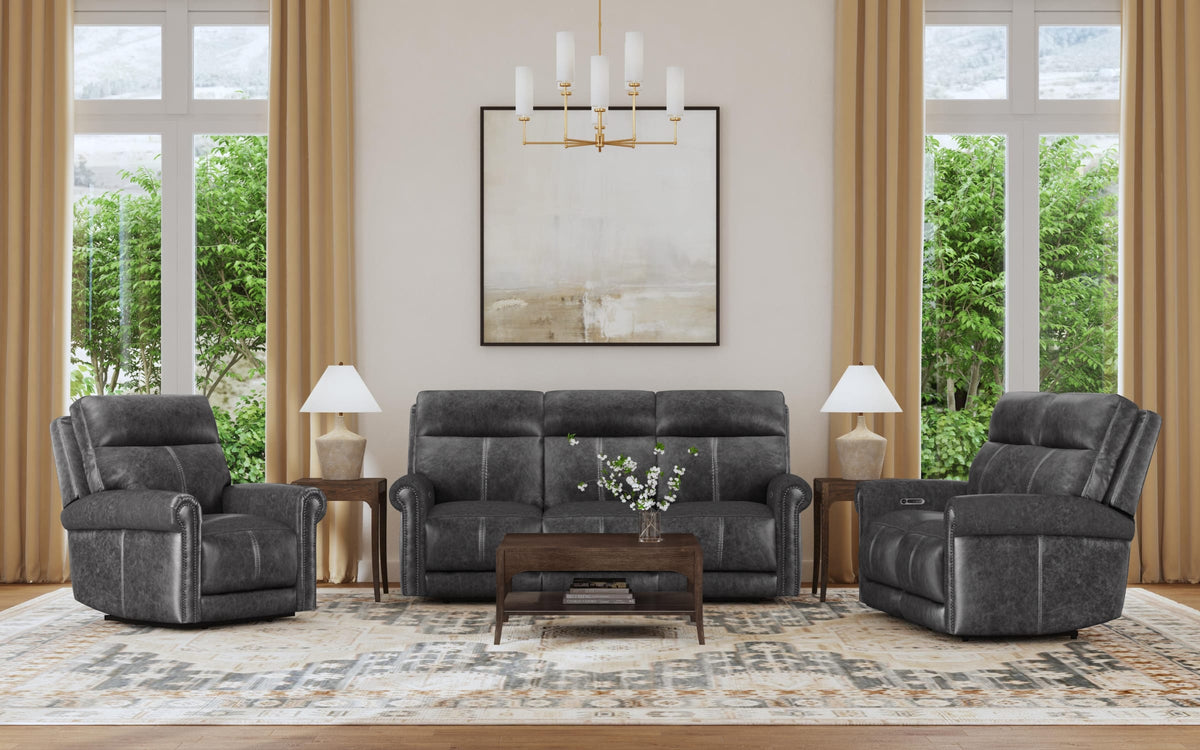 Flexsteel Alexander Power Recliner with Power Headrest & Lumbar