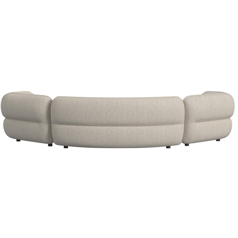 Four Seasons - Sectional Set With 6 Pillows - Camel
