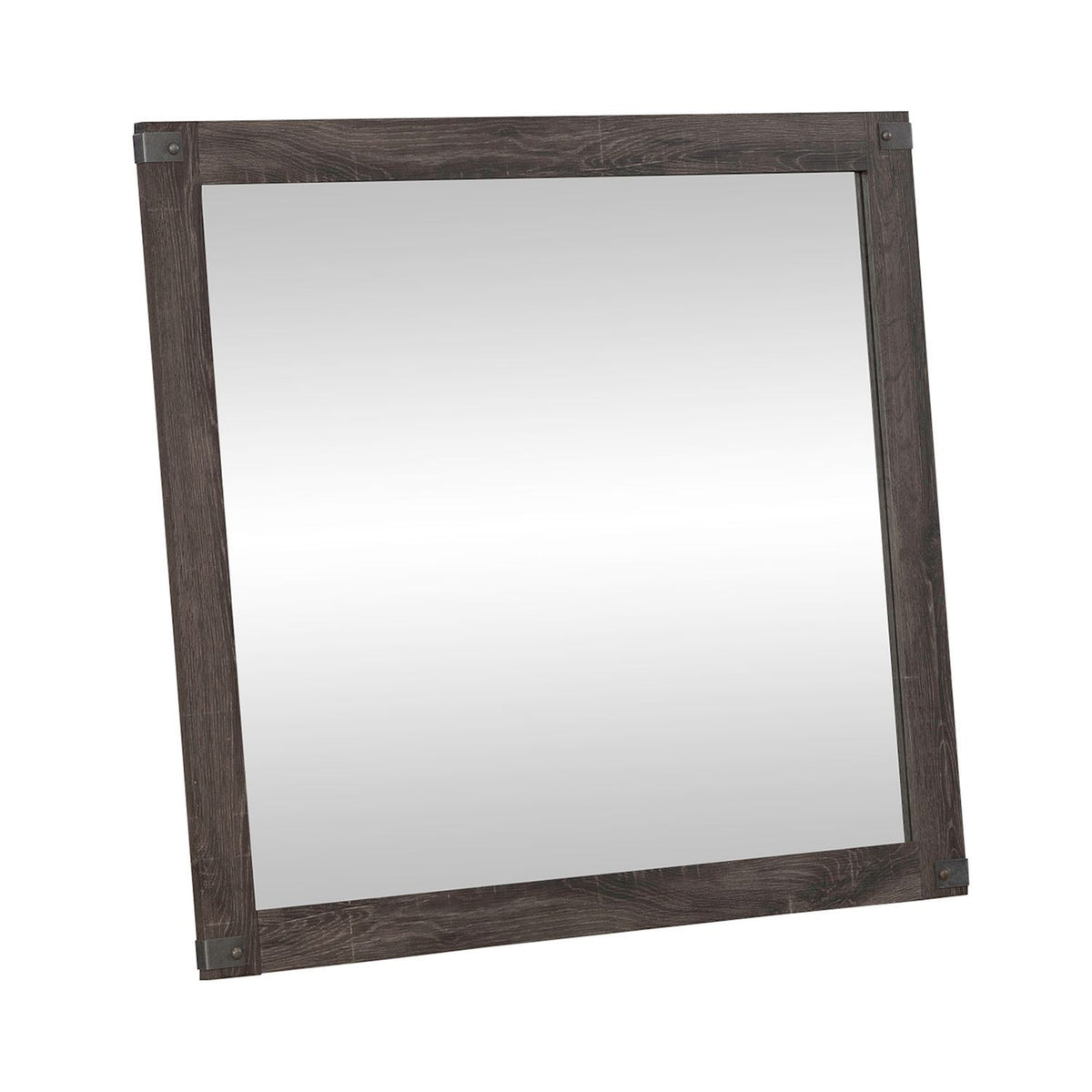 Lakeside Haven - Landscape Mirror - Brownstone