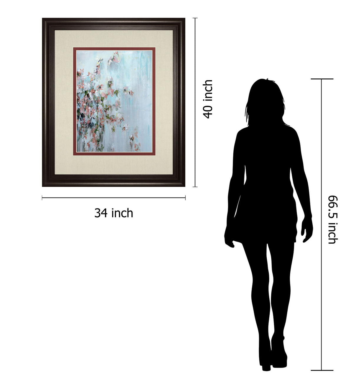 Wilting Away By Macy Cole - Framed Print Wall Art - Gray