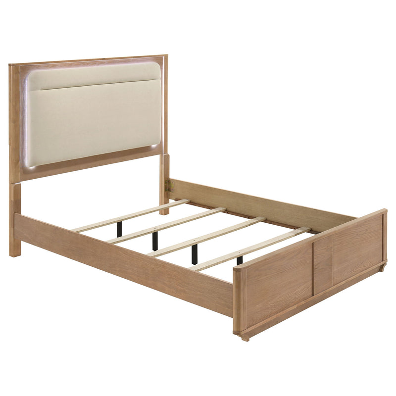 Leanne 4-piece Queen Bedroom Set Light Oak