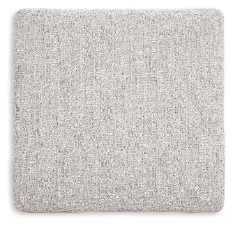 Koralynn - Oversized Accent Ottoman - Stone