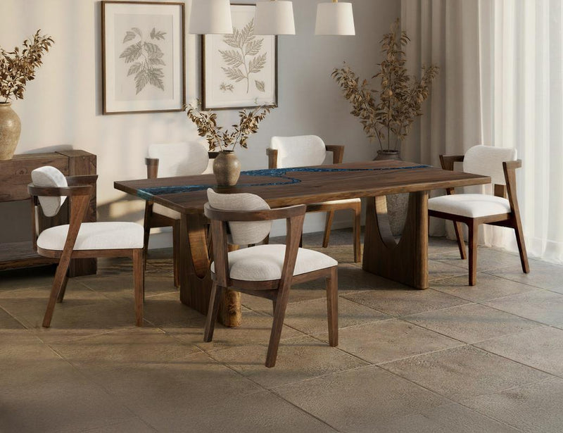 Zaphiro - Rectangular Table - Dark Brown