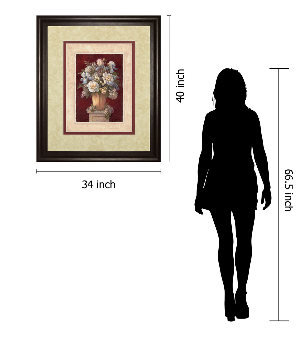 Traditional Il By Vivian Flasch - Framed Print Wall Art - Beige