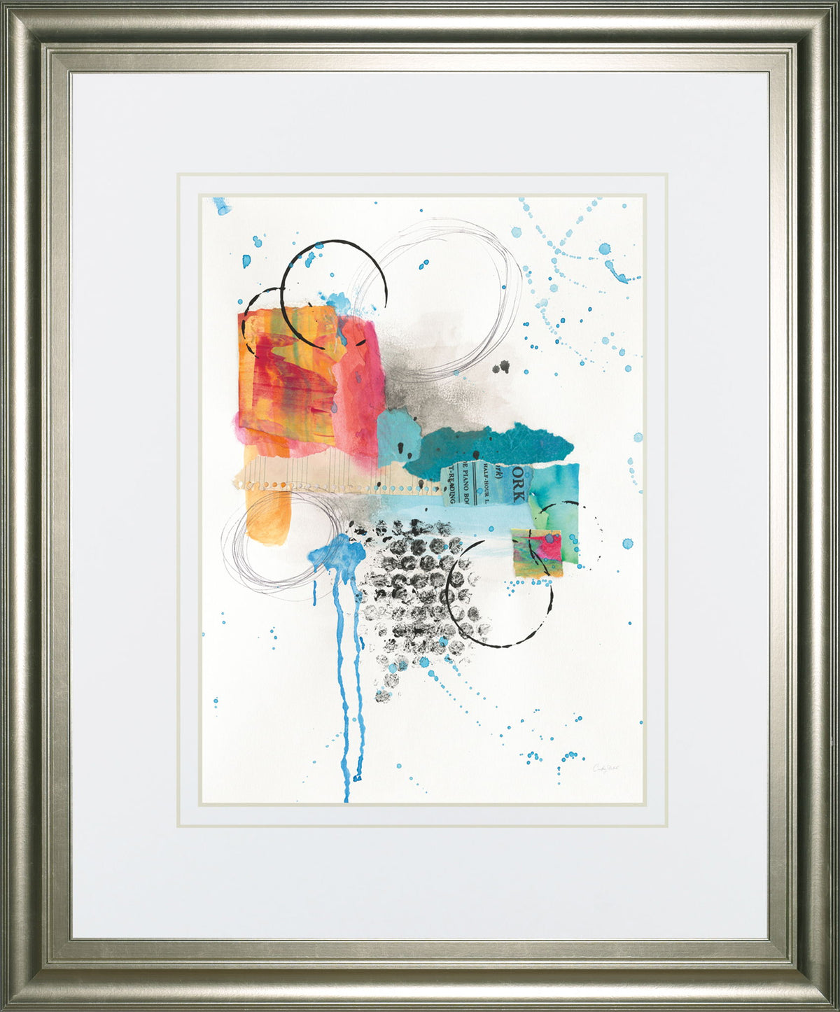 Abstract Skyline I By Courtney Prahl - White