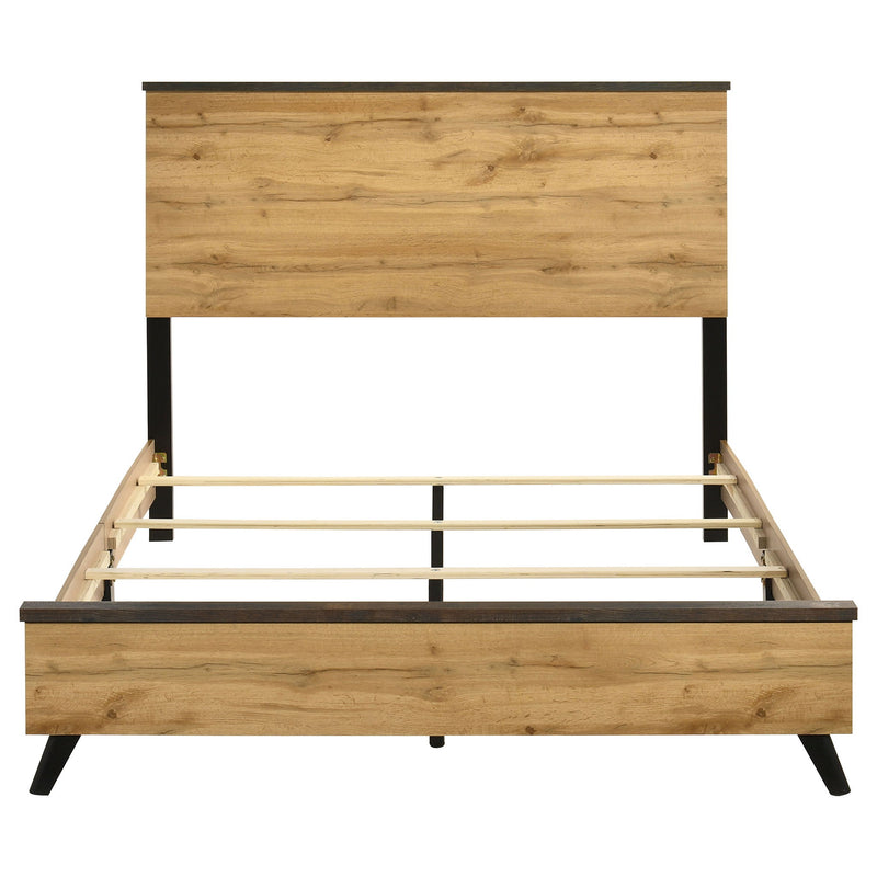 Kaywood 52-inch Queen Panel Bed Natural Pine