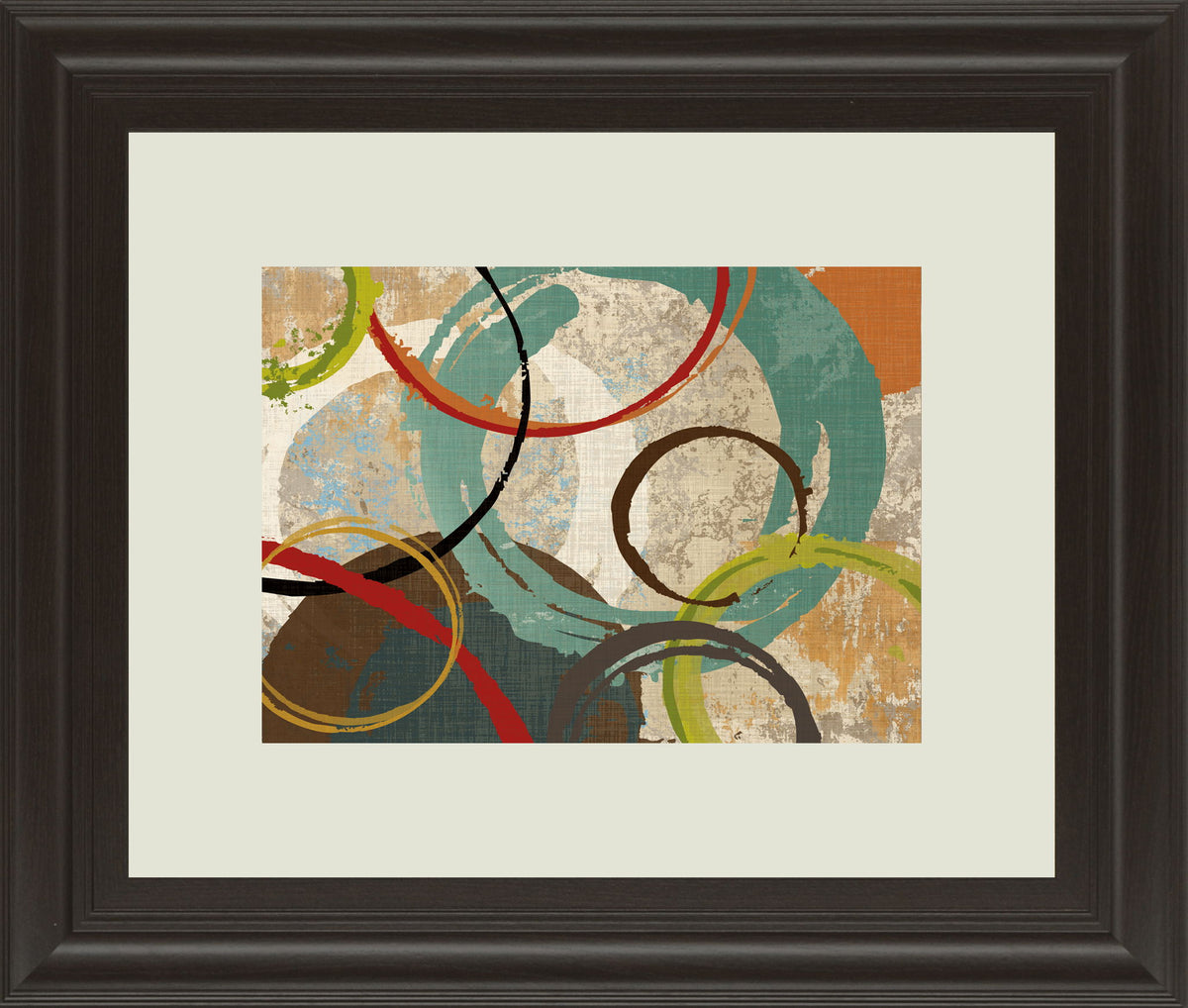 Away We Go Il By Katrina Craven - Framed Print Wall Art - Beige