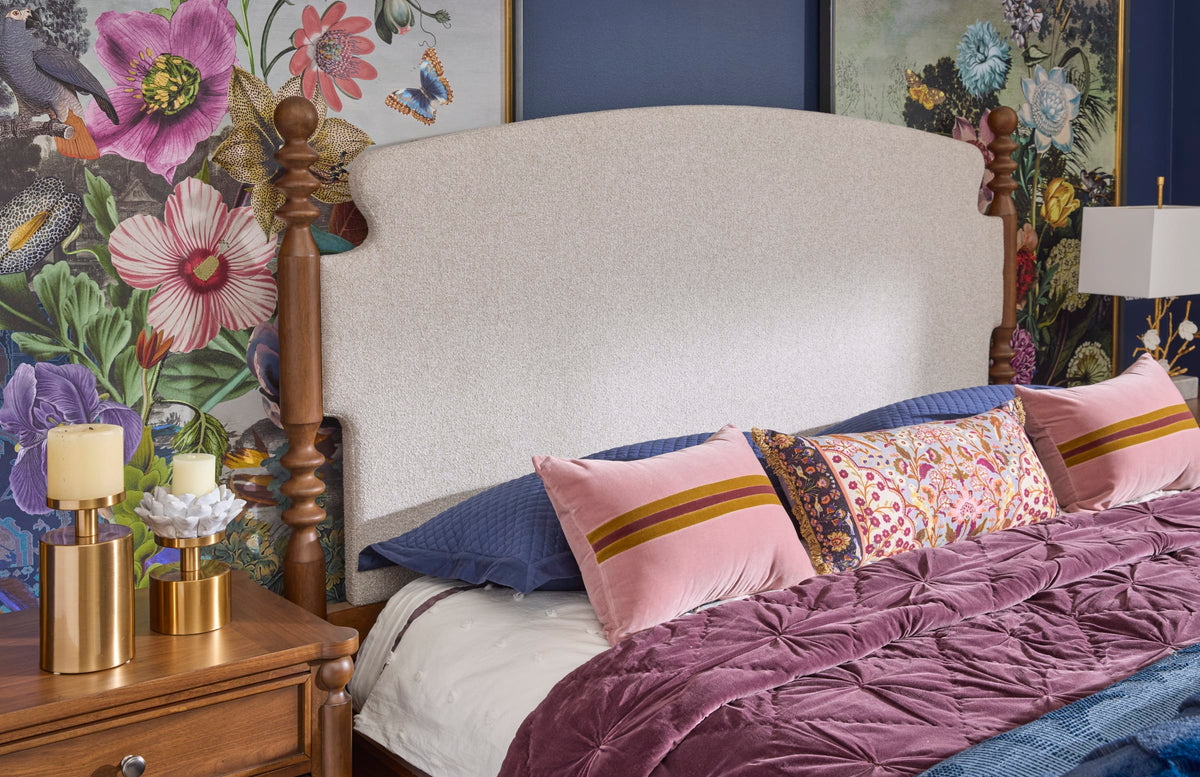 Flexsteel Azalea King Upholstered Bed