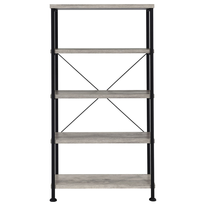 Analiese 63-inch 4-shelf Bookshelf Grey Driftwood