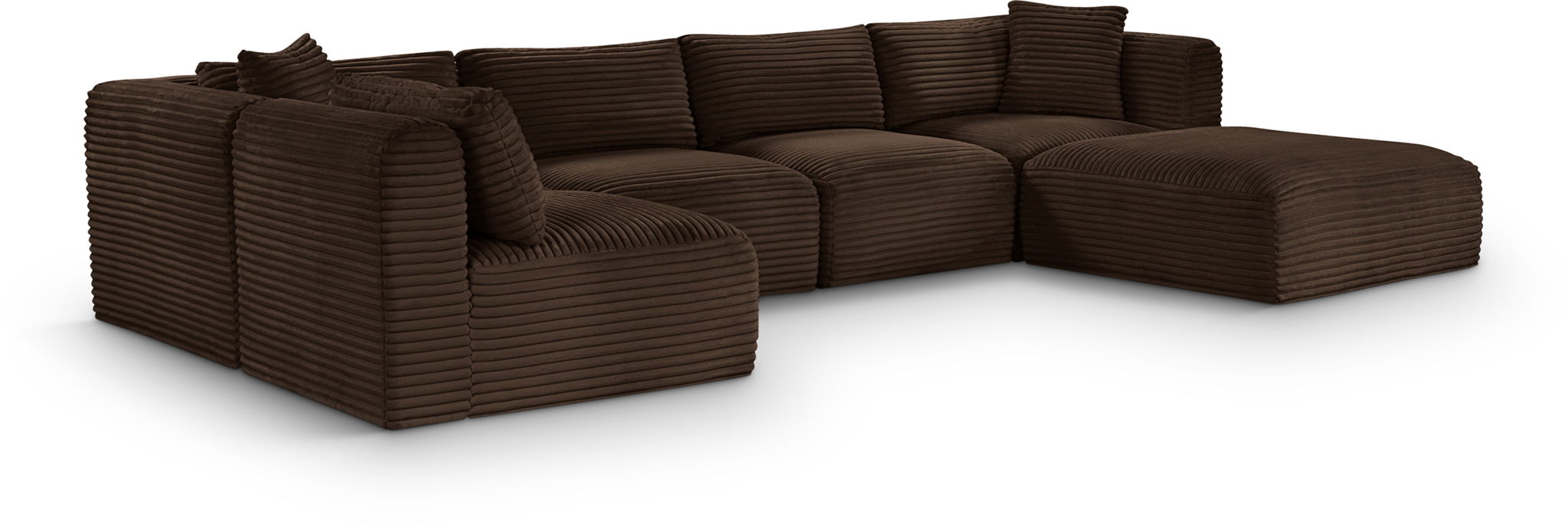Shaggy - 6 Piece Modular U-Shaped Sectional