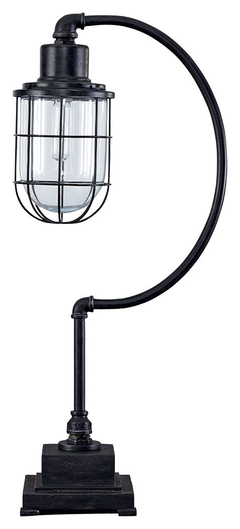 Jae - Metal Desk Lamp  - Antique Black
