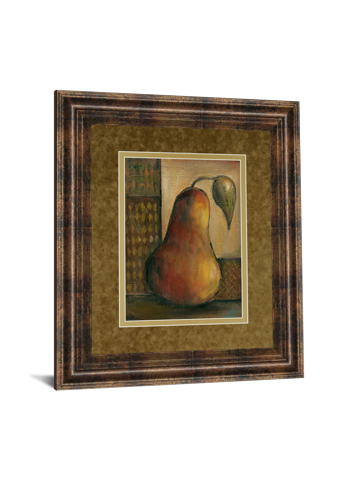 Peralicous I By Joyce Combs - Framed Print Wall Art - Light Brown