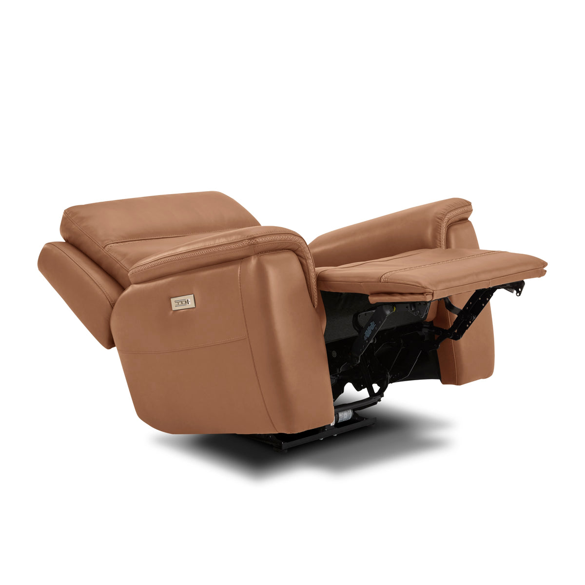 Flexsteel Sawyer Power Recliner with Power Headrest & Lumbar