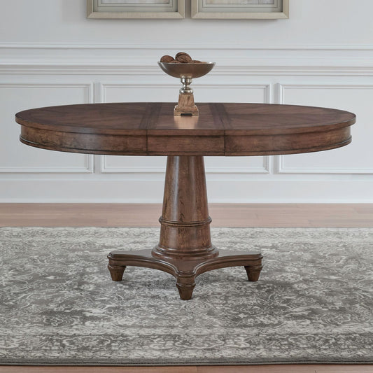 Harrison Heights - Pedestal Table - Sienna