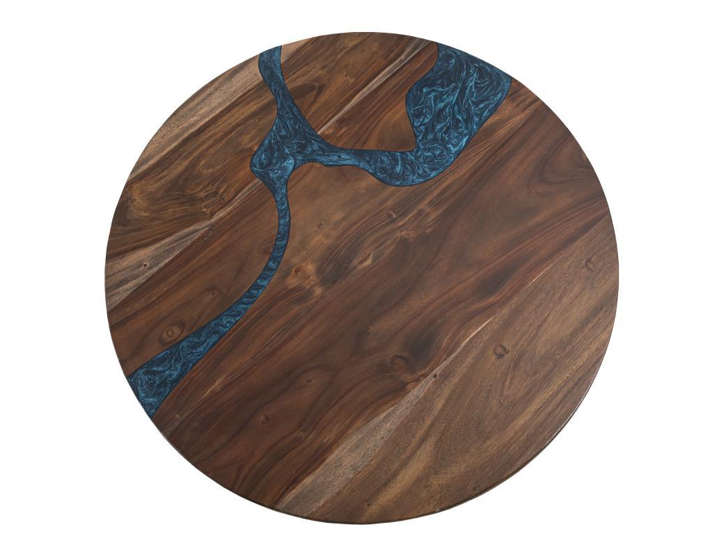 Zaphiro - Round Table - Dark Brown