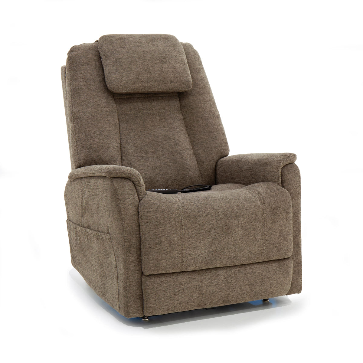 Flexsteel Zecliner Model 3+ Power Lift Recliner with Power Headrest, Lumbar, Heat & Massage