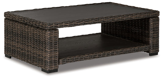 Grasson Lane - Rectangular Cocktail Table - Brown