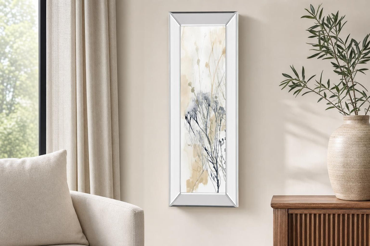 Wildflower Line Contour I By Jennifer Goldberger - Beige