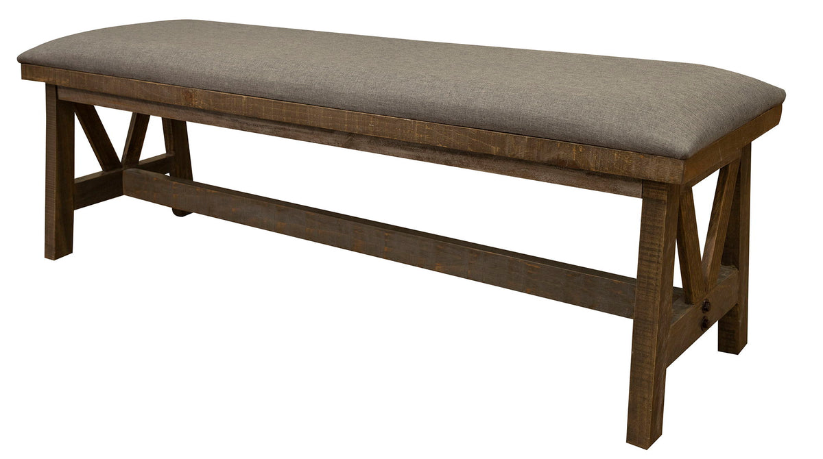 Loft - Bench - Two Tone Gray / Brown
