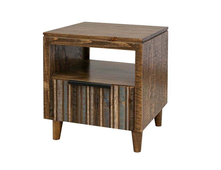 Tiza - End Table - Peanut Brown