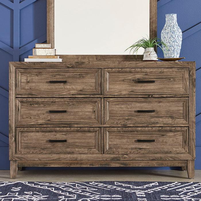 Ridgecrest - 6 Drawer Dresser - Light Brown