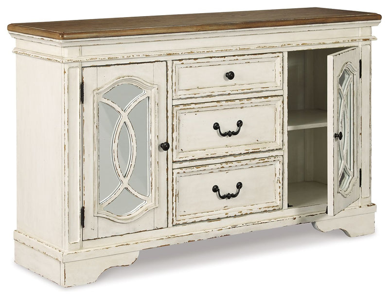 Realyn - Dining Room Server - Chipped White