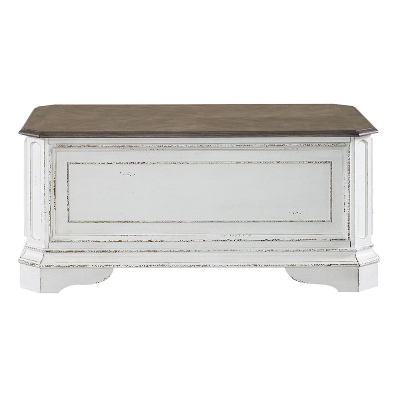 Magnolia Manor - Storage Trunk - Antique White
