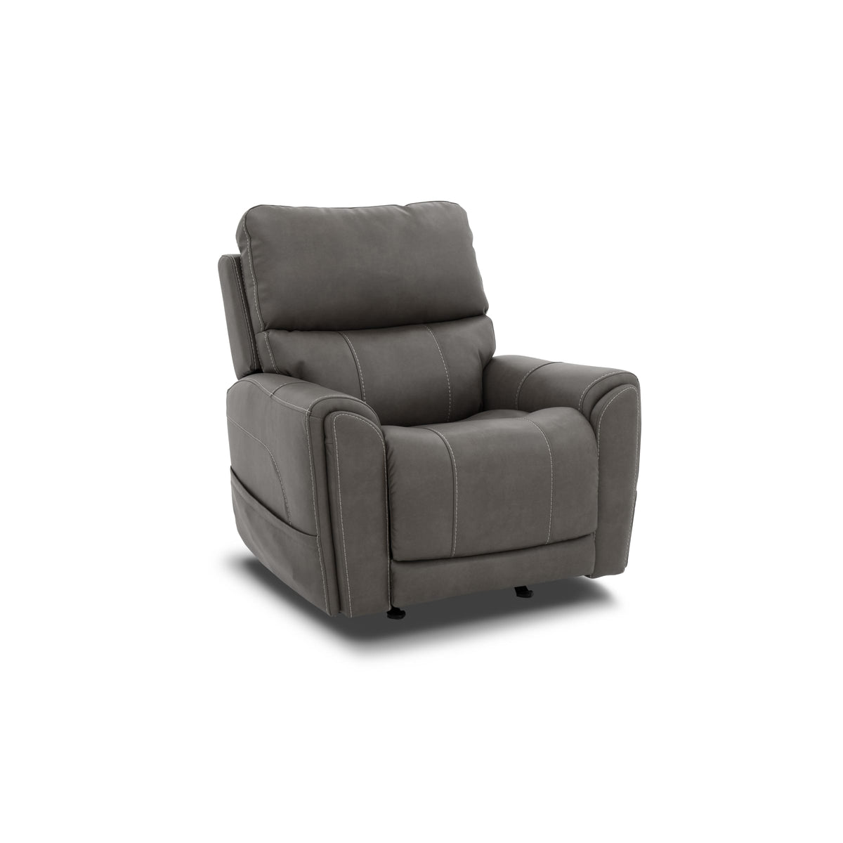 Flexsteel Carter Power Rocking Recliner with Power Headrest, Lumbar, Heat & Massage