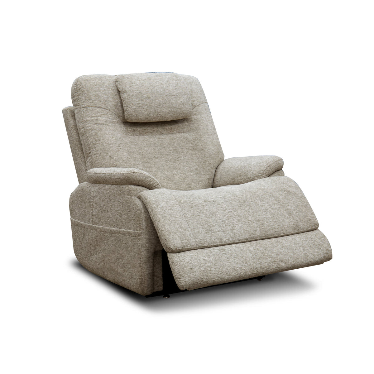 Flexsteel Zecliner Model 2+ Power Lift Sleep Recliner with Power Headrest, Lumbar, Heat & Massage