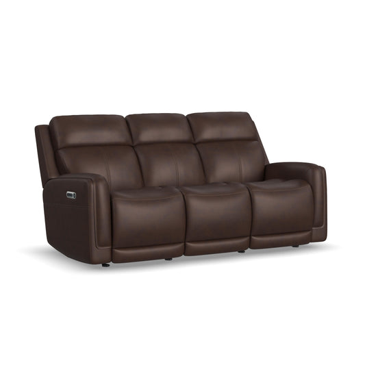 Flexsteel Alister Power Gliding Sofa with Power Headrests & Lumbar