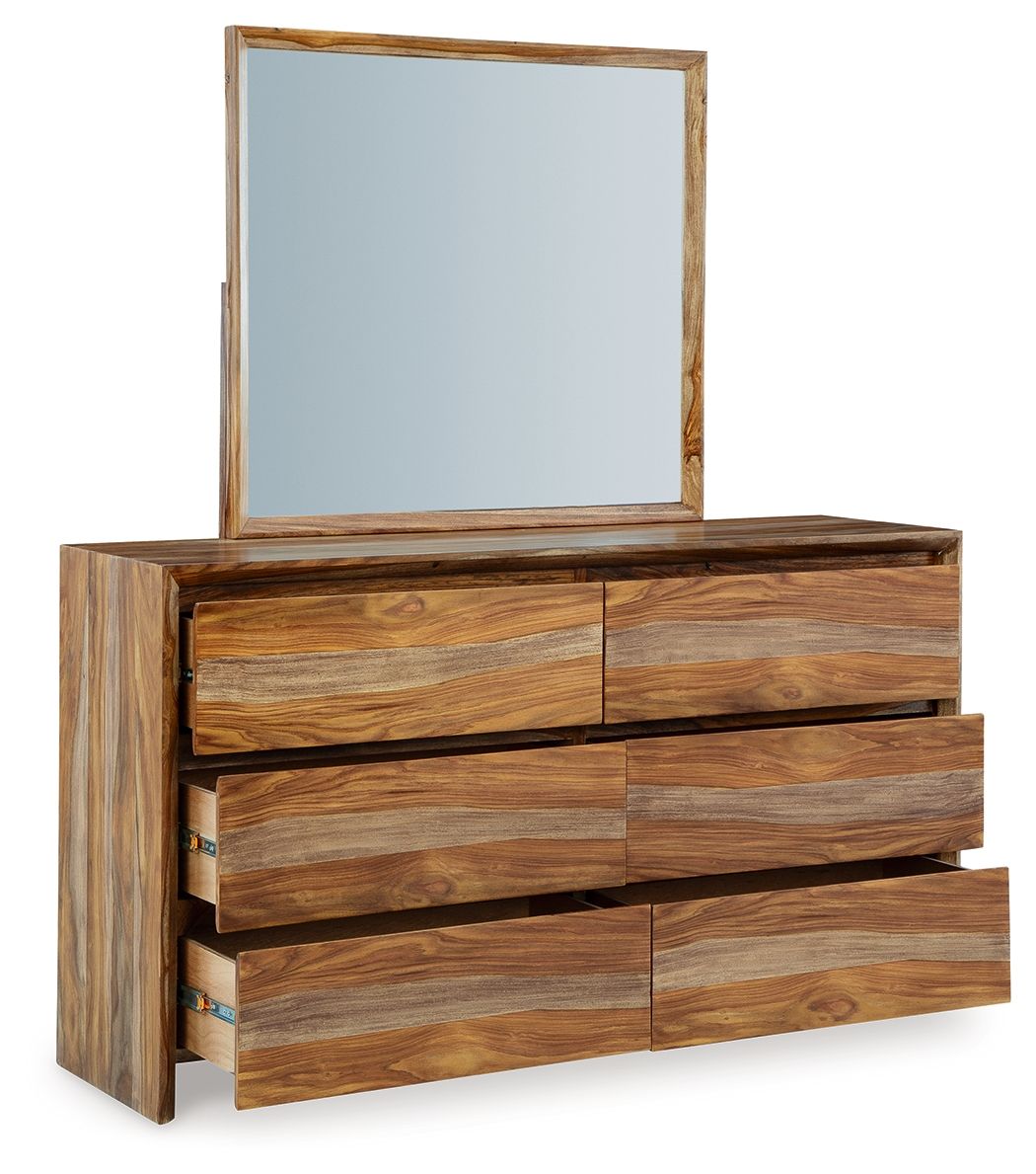 Dressonni - Dresser And Mirror - Brown