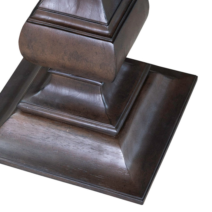 Provence Park - Round End Table - Brown