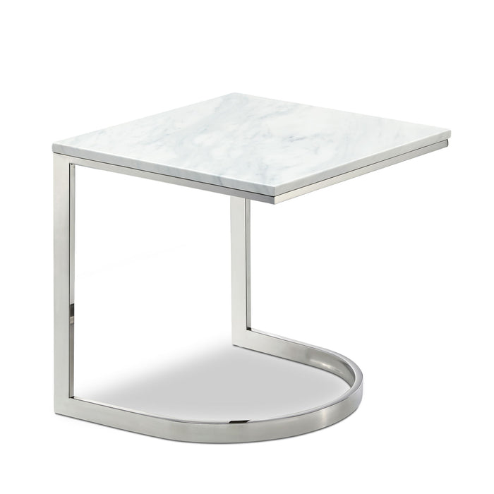 Copley - End Table - Pearl Silver
