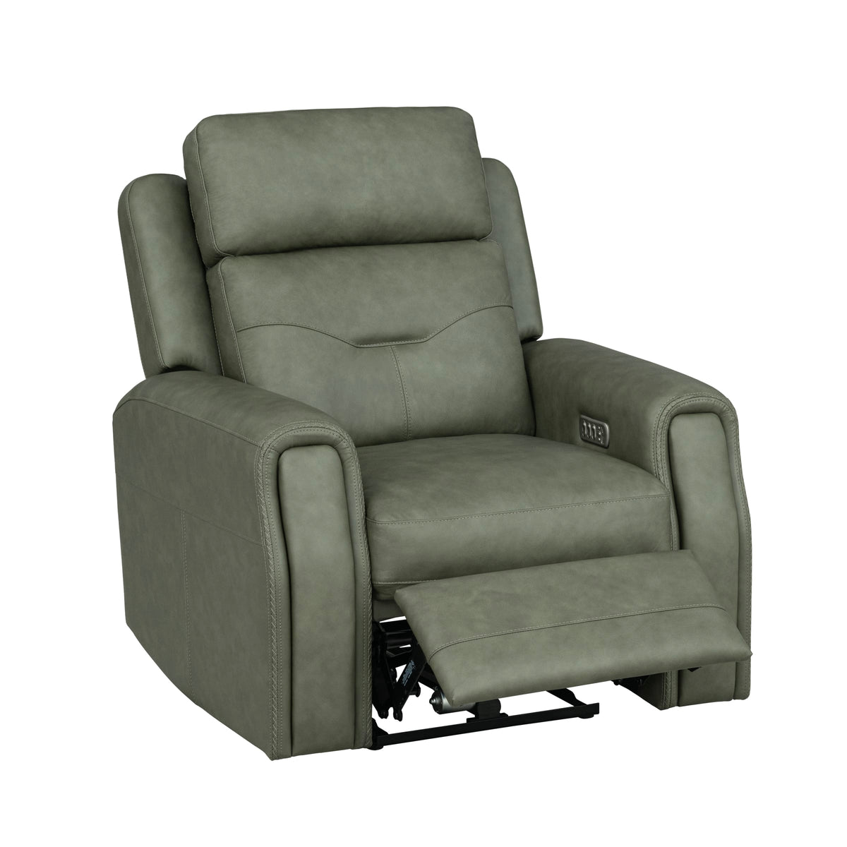 Flexsteel Felix Power Recliner with Power Headrest, Lumbar, Heat & Massage