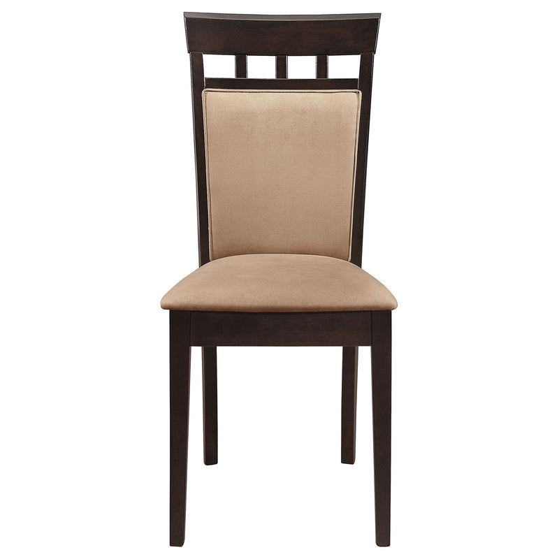 Gabriel Closed Back Dining Side Chair Cappuccino (Set of 2)
