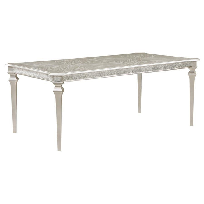 Evangeline - Extension Leaf Dining Table - Silver Oak