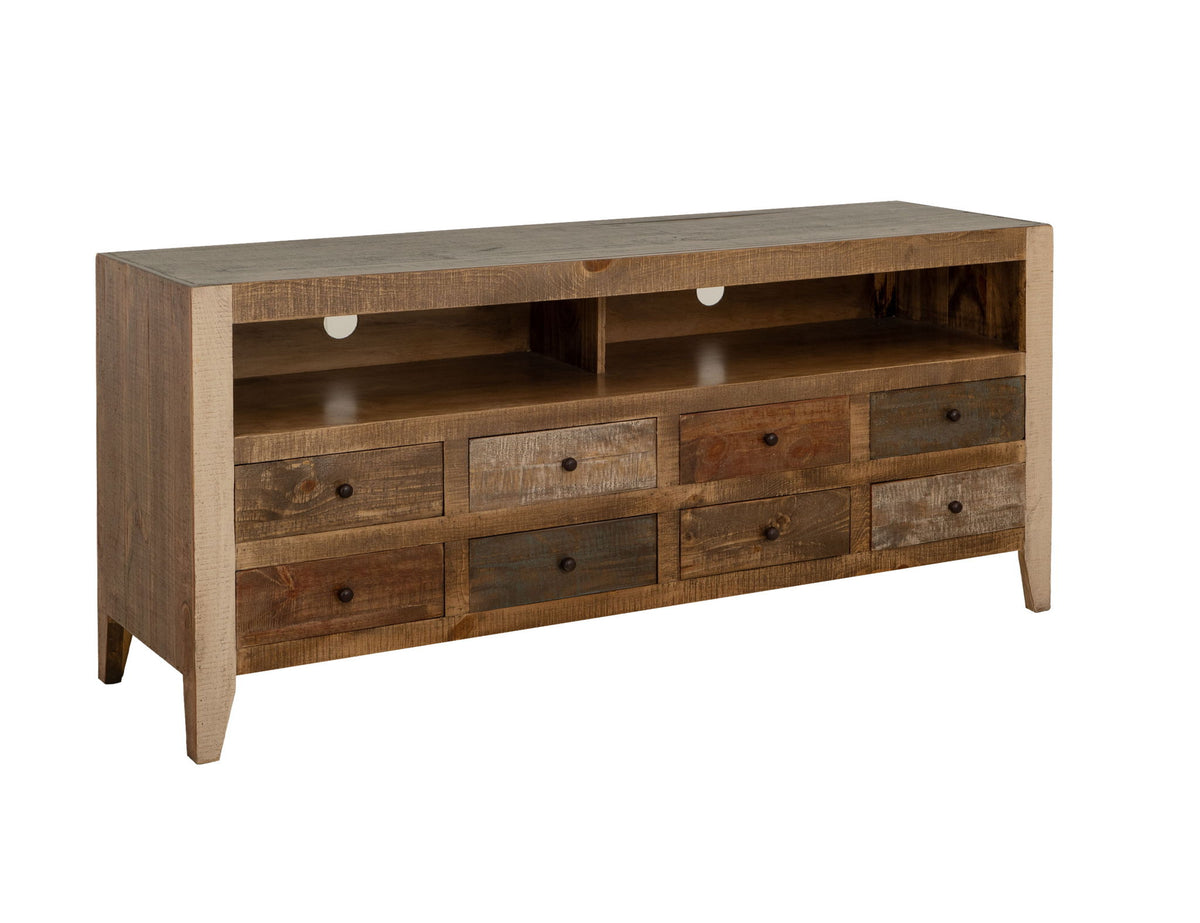 Antique - TV Stand / Wall Unit - Multicolor