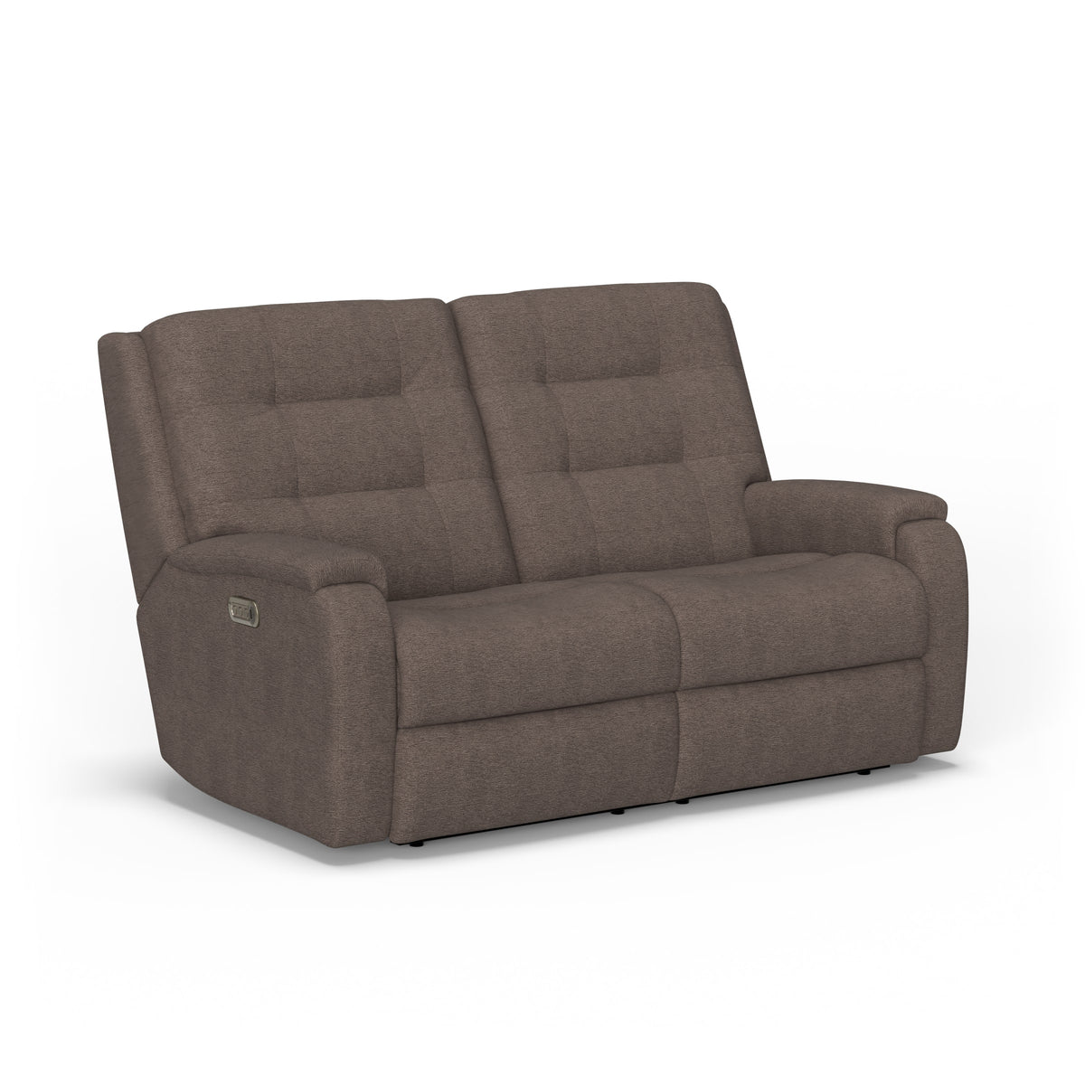 Flexsteel Arlo Power Reclining Loveseat with Power Headrest & Lumbar
