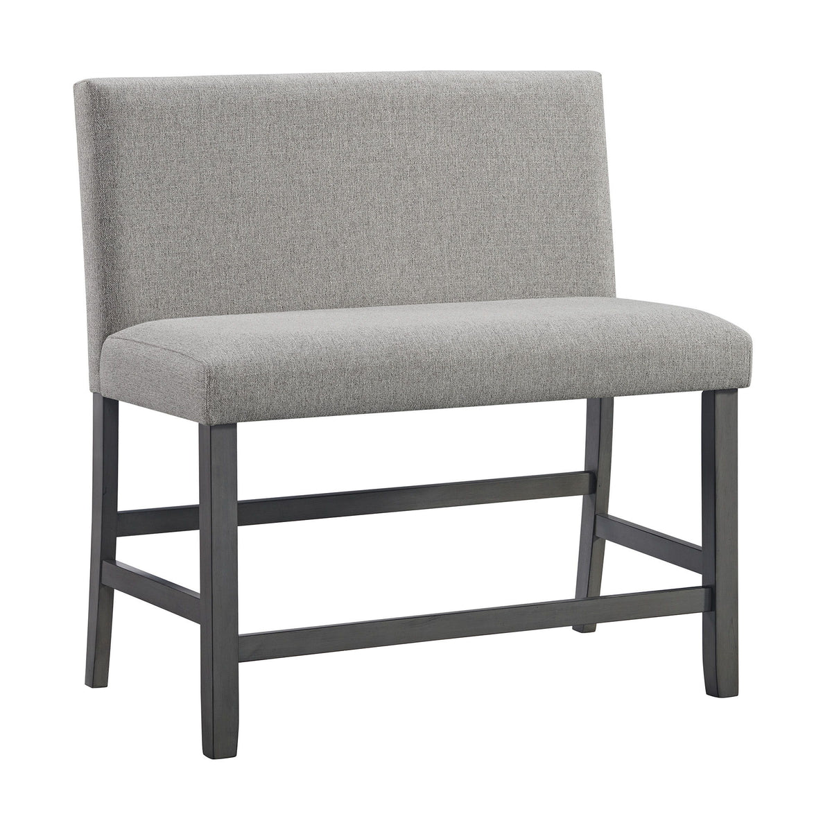 Seneca - Counter 3 Piece Corner Fabric Bench - Gray