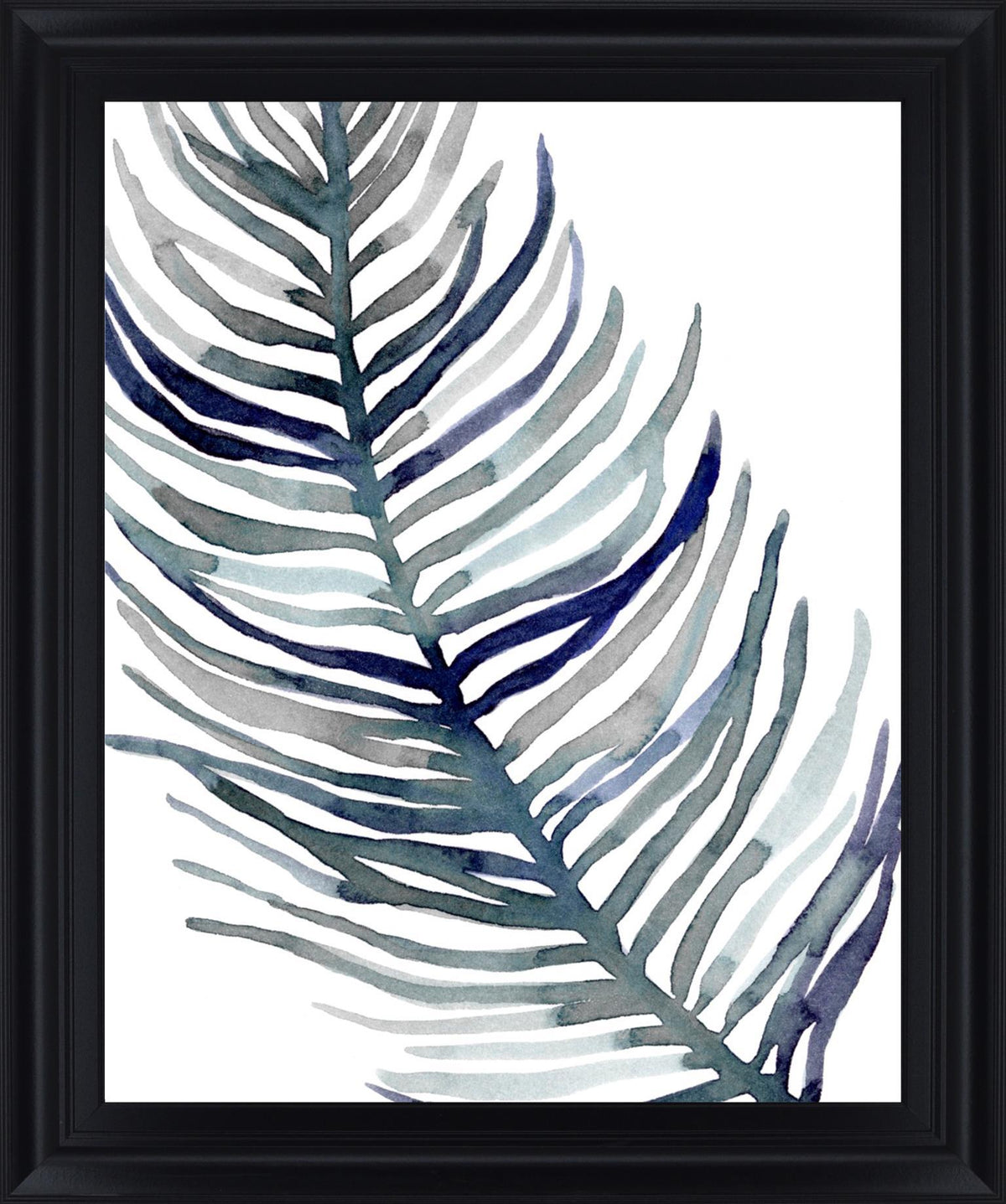 Feathered Palm I By Emma Scarvey - Gray