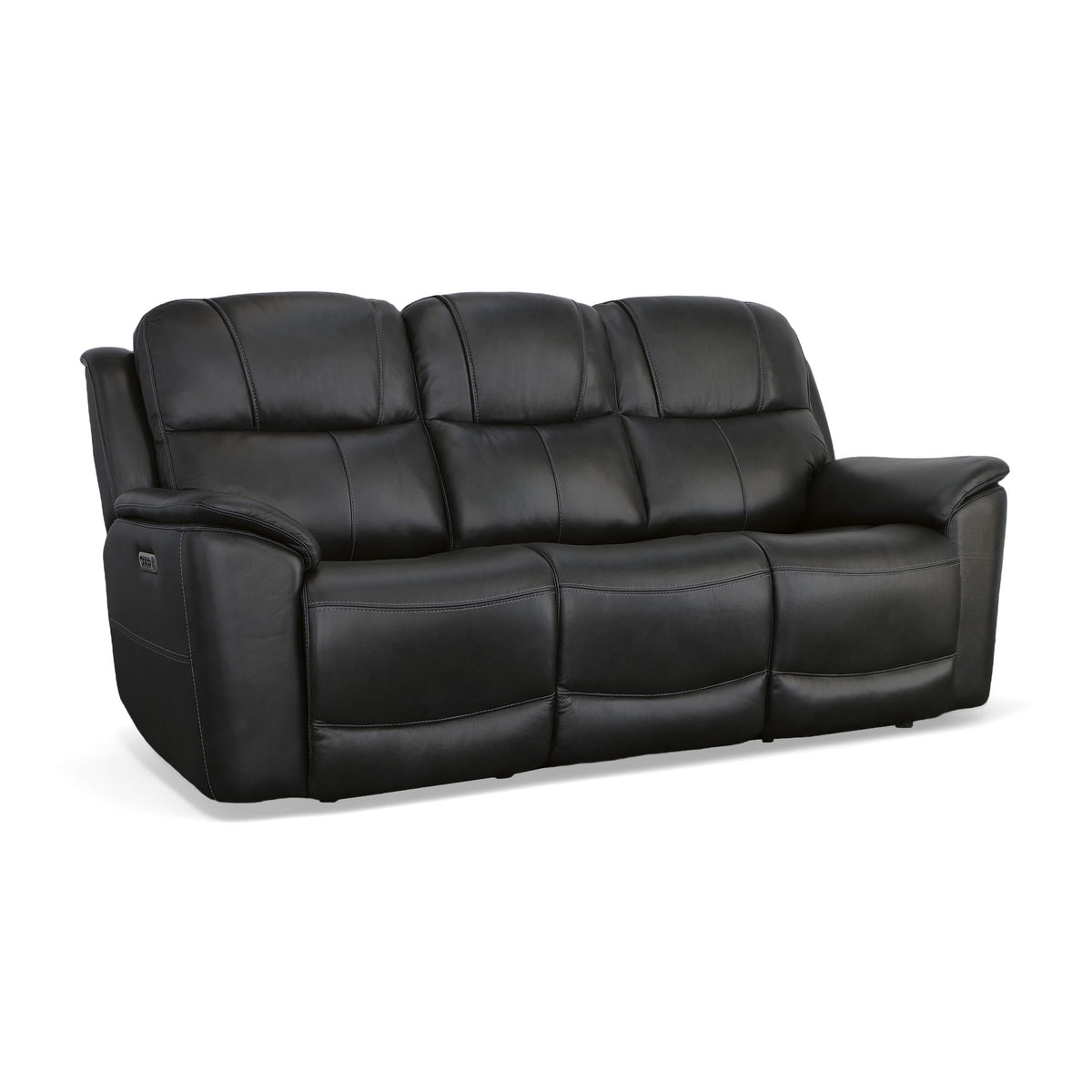 Flexsteel Crew Power Reclining Sofa with Power Headrests & Lumbar
